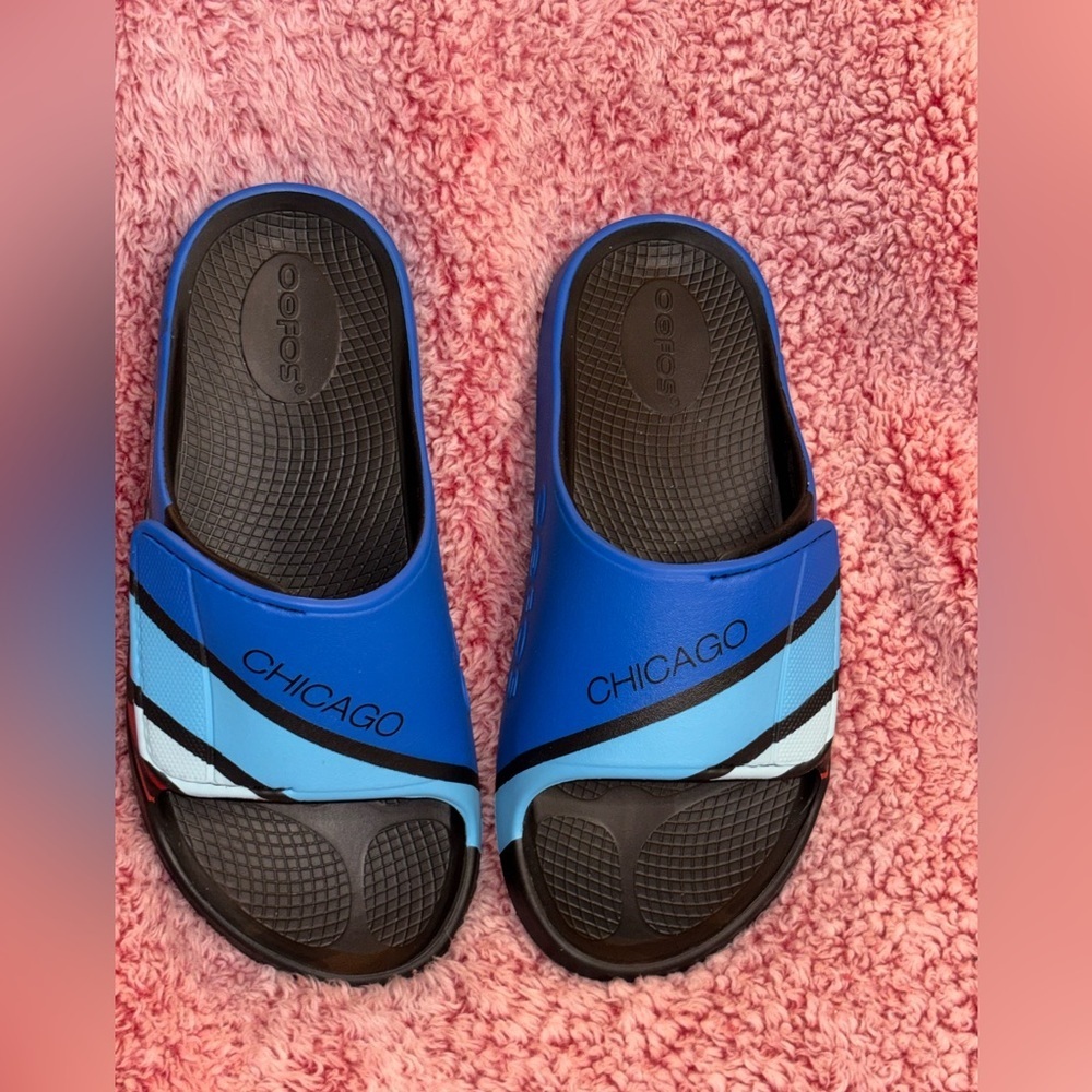 OOFOS OOahh Sport Unisex Slide Limited Edition Chicago US Men’s 7 Women’s 9 - Picture 9 of 10